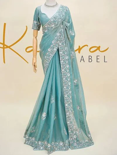 Blue Saree